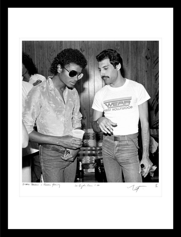 Michael Jackson & Freddie Mercury Los Angeles 1980