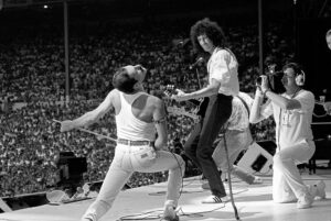 Queen at Live Aid, Wembley, 1985