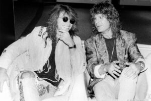 Jon Bon Jovi & Ozzy Osbourne, Moskau, 1989
