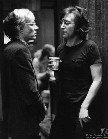 John Lennon & Andy Warhol NYC 1972