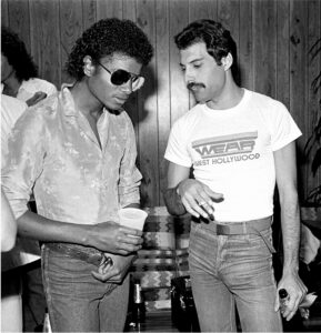 Michael Jackson & Freddie Mercury, Los Angeles, 1980