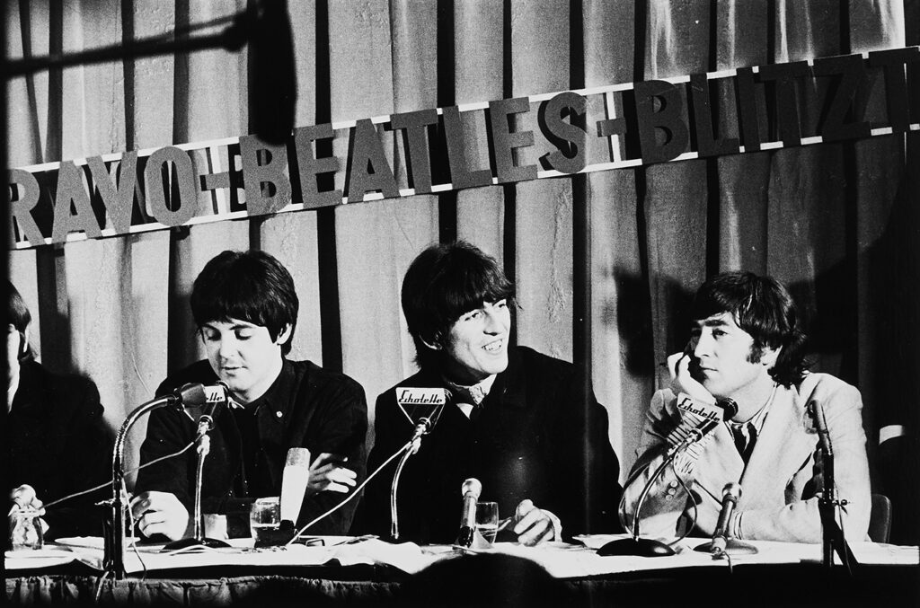 The Beatles, Hamburg, 1966, Press Converence by Günter Zint