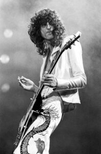 Jimmy Page, 1977, Dragon Pants