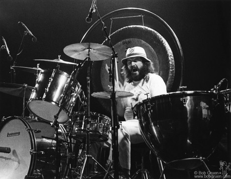 John Bonham, Led Zeppelin, NYC, 1977 by Bob Gruen