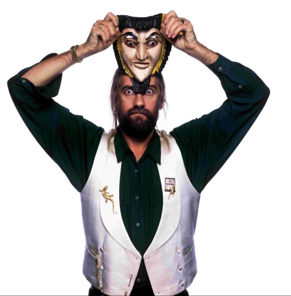 Mick Fleedwood with mask