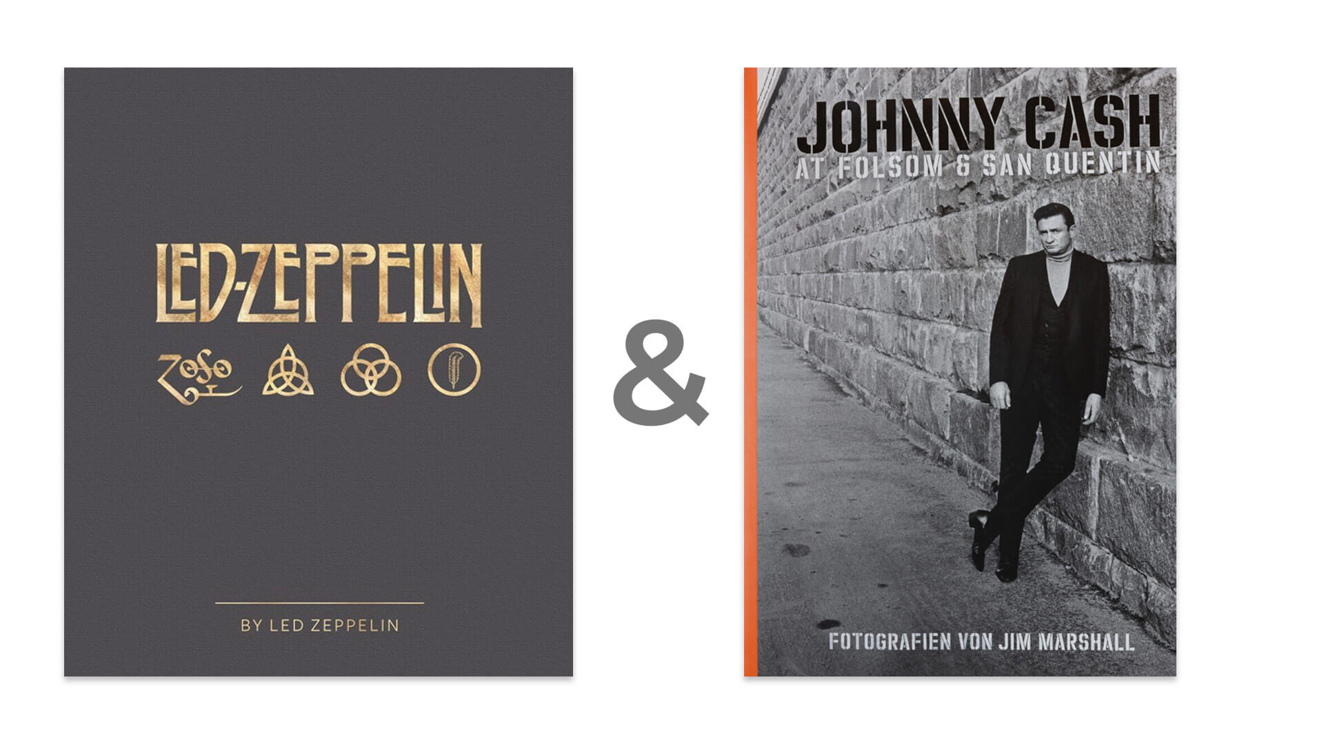 Buch Paket - Led Zeppelin & Johnny Cash