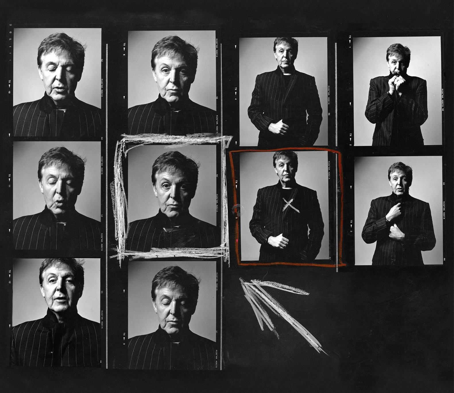 Chris Floyd – Paul McCartney-contact sheet